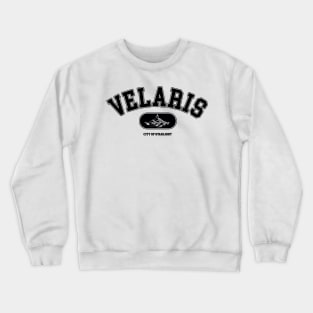 ACOTAR Velaris College Sweatshirt Logo Purple Background Crewneck Sweatshirt